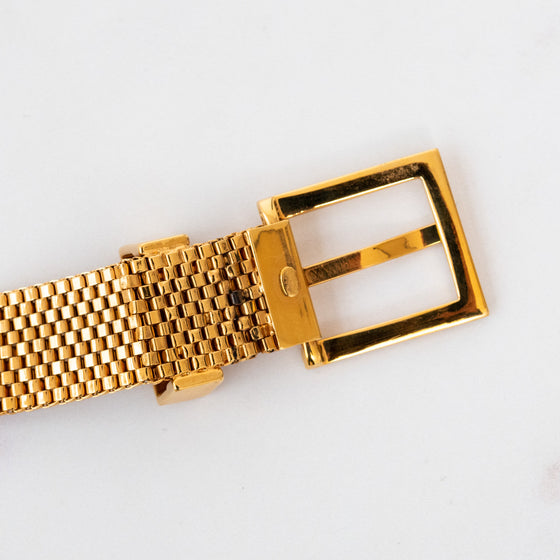 Chanel Vintage Gold Tone Mesh Buckle Belt