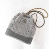 Chanel Quilted Small Gabrielle Backpack in Grey And Pink Boucle Tweed