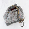 Chanel Quilted Small Gabrielle Backpack in Grey And Pink Boucle Tweed