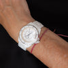 Chanel J12 White Ceramic Watch With Diamonds 38mm