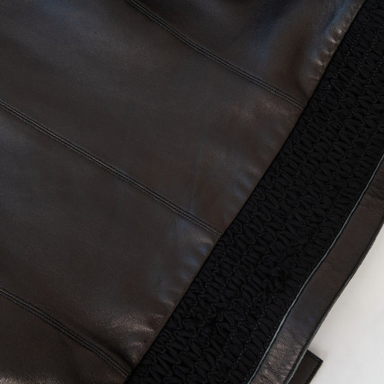 Chanel Black Leather Biker Jacket