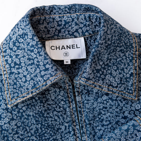 2021 Denim Camellia Jacket