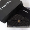 Chanel Black Jumbo Classic Double Flap Bag In Lambskin Leather