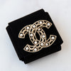 Chanel CC Pearl And Crystal Brooch