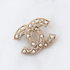 Chanel CC Pearl And Crystal Brooch