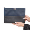 Chanel Navy And Black Leather Boy O Case Bag