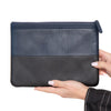 Chanel Navy And Black Leather Boy O Case Bag