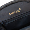 Chanel Navy Lambskin And Lizard Leather Kisslock Frame Bag