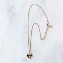  Chanel CC Heart Pendant Necklace
