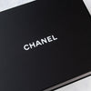Chanel Vintage Black Leather CC Kiss Lock Clutch On Chain Bag