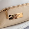 Chanel 19 Medium Large Off White Leather Quilted Flap Bag