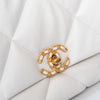 Chanel 19 Medium Large Off White Leather Quilted Flap Bag