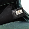 Chanel Metallic Green Leather Rainbow Hardware  Old Medium Boy Bag