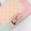 Chanel Rainbow Quilted Caviar Boy Bag Small