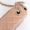 Chanel Blush Mini Square Perforated Leather Flap Bag