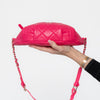 Chanel  Pink  Quilted Lambskin Leather Bag