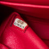 Chanel Raspberry Red Leather Medium Double Flap Classic Bag