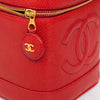 Chanel Red Caviar Timeless CC Vanity Bag