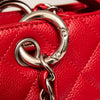 Chanel Red Caviar Leather Grand Shopper Tote Bag