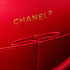 ** UNUSED** Chanel Red Caviar Leather Medium Double Classic Flap Bag