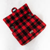 Chanel 2.55 Reissue Double Flap Red And Black Wool Plaid  Bag