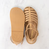 Chanel 2024 Beige Leather Interlocking CC Logo Espadrilles