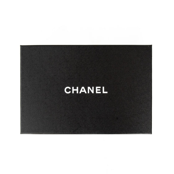 Chanel Black CC Logo Thong Leather Sandals