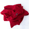 Chanel Vintage Red Cashmere Triangle Scarf