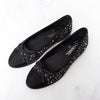 Chanel Monochrome Boucle Tweed Black Ballet Flats