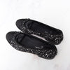 Chanel Monochrome Boucle Tweed Black Ballet Flats