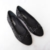 Chanel Monochrome Boucle Tweed Black Ballet Flats