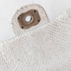 Chanel Metallic Silver Python Leather Shoulder Bag