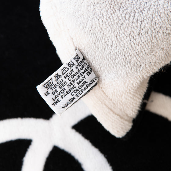 Chanel Black And White Beach Towel