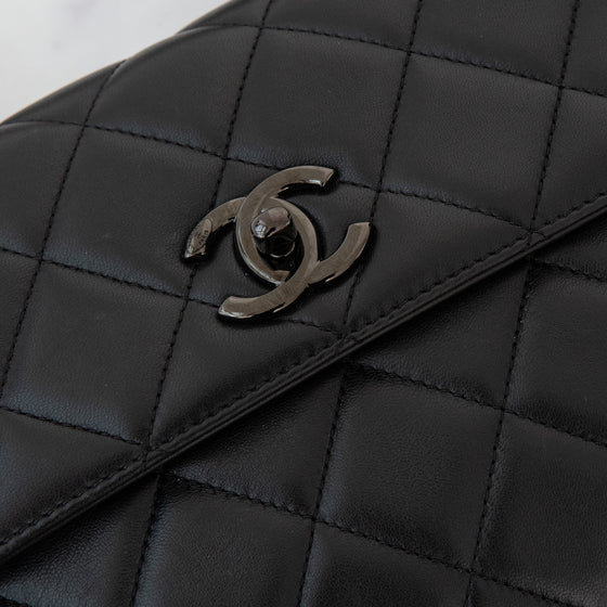 Chanel Medium So Black Trendy CC Leather Flap Bag
