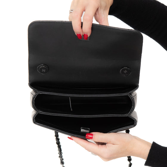 Chanel Medium So Black Trendy CC Leather Flap Bag