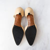 Chanel Vintage Beige Leather Mary Jane Pumps