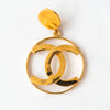 Chanel Vintage CC Drop Clip On Earrings
