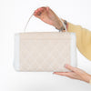 Chanel Vintage Beige Canvas Wild Stitch Top Handle Bag