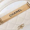 Chanel Off White Trendy CC Flap Bag In Quilted Lambskin Leather