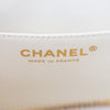 Chanel White Leather Heart Bag