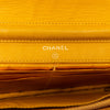 Chanel Vintage Timeless CC Wallet On Chain Yellow Caviar Leather With Gold Plated Hardware