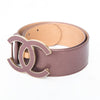 Chanel Glazed Calfskin Leather CC Belt