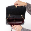 Chanel Diana Black Leather Medium Flap Bag