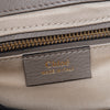 Chloé Faye Motty Grey Leather And Suede Backpack