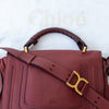 Chloé Marcie Medium Berry Cup Cake  Grained Leather Satchel Bag