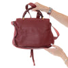 Chloé Marcie Medium Berry Cup Cake  Grained Leather Satchel Bag