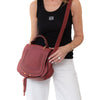 Chloé Marcie Medium Berry Cup Cake  Grained Leather Satchel Bag