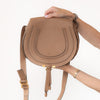 Chloé Marcie Large Tan Leather Crossbody Bag