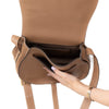 Chloé Marcie Large Tan Leather Crossbody Bag