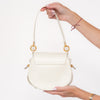 Chloe Tess Cream Leather Crossbody  Bag